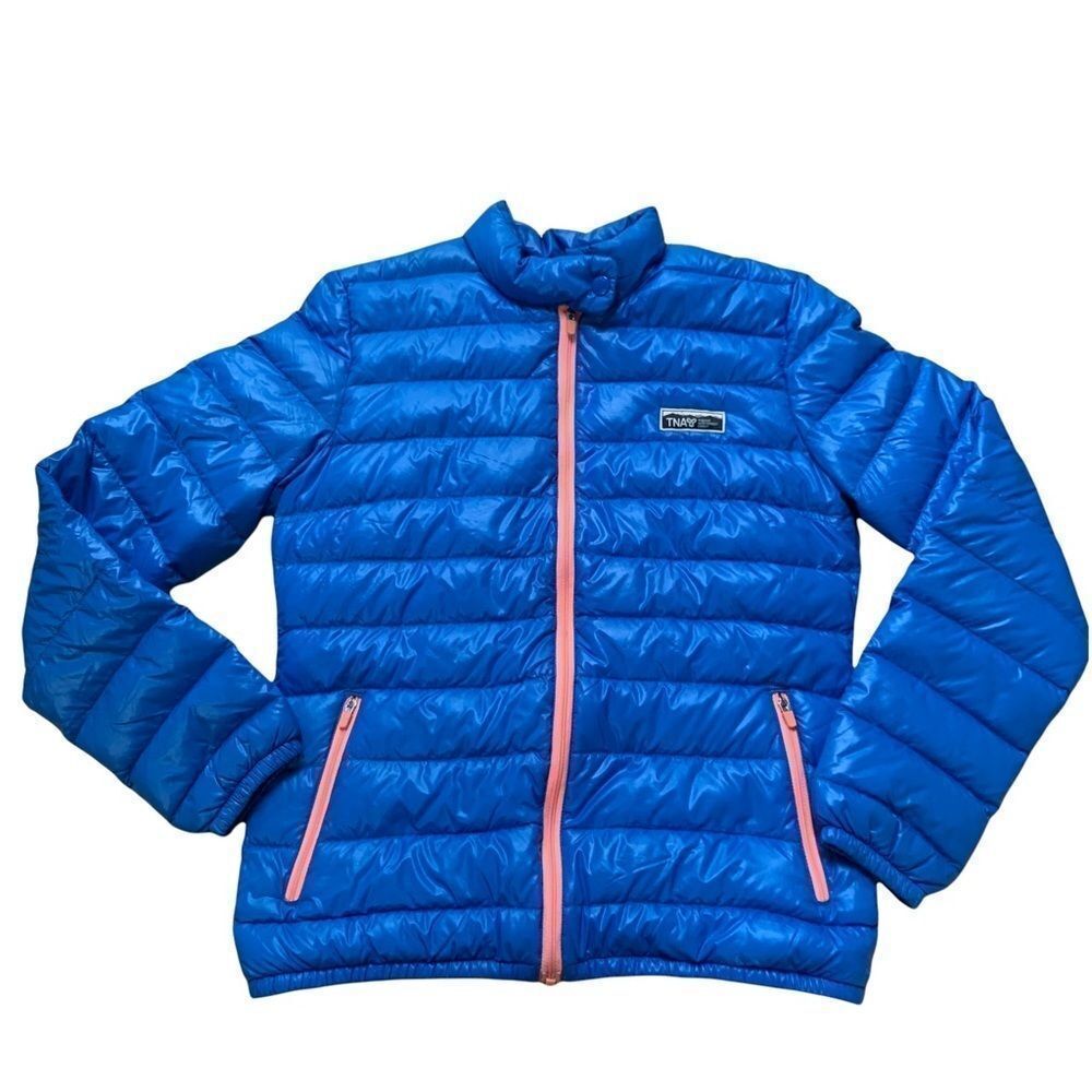 Blue TNA Women Packable Puffer jacket Size Small